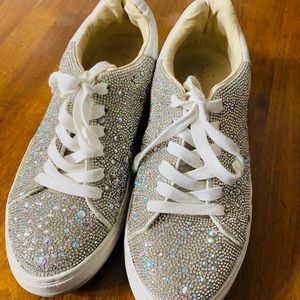 Betsey Johnson Bridal Sneakers
